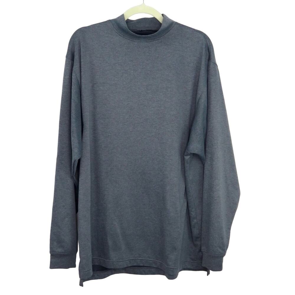 FootJoy Heather Charcoal MidLayer Pullover Large Men's Golf Preppy Classic